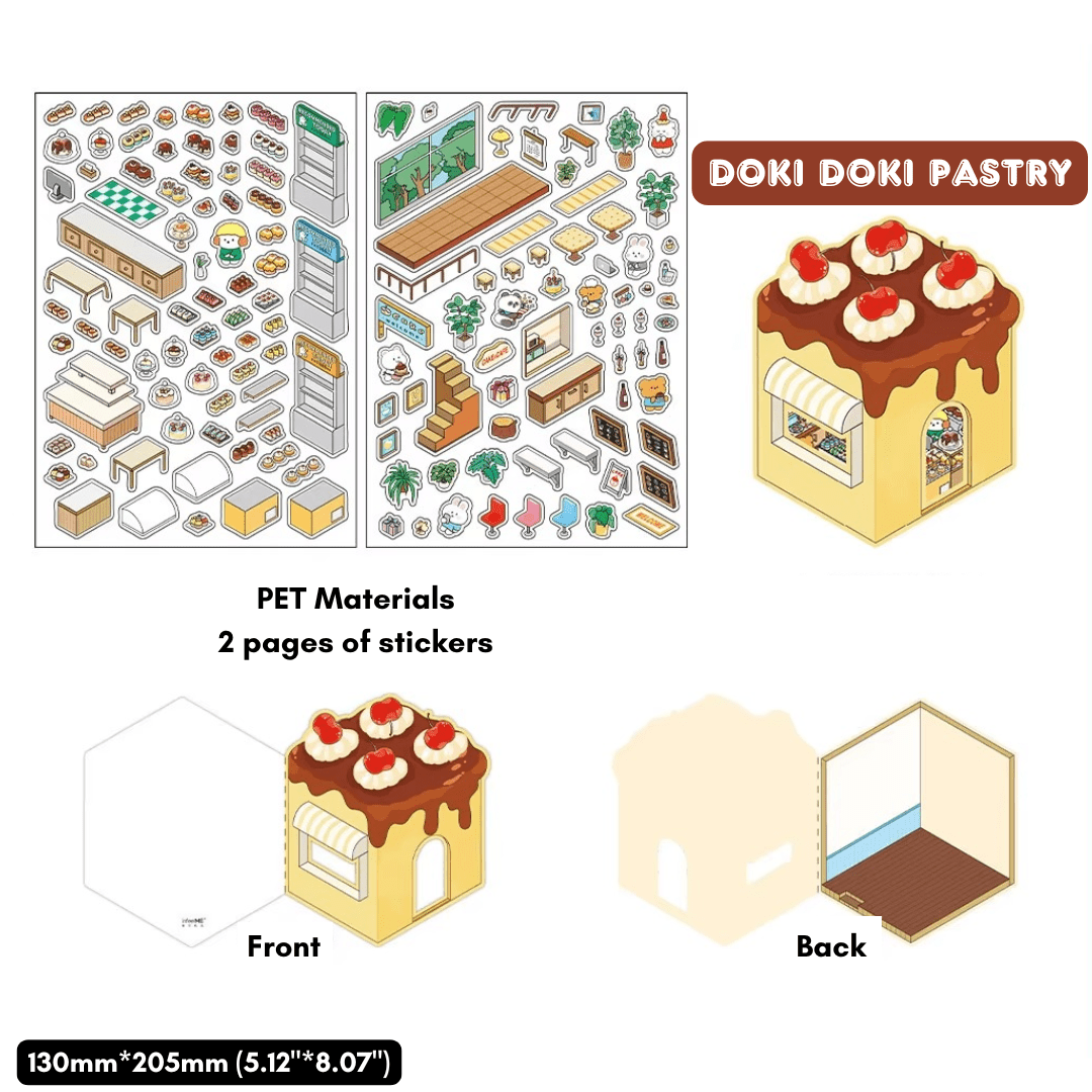 Peek-A-Treat! - Stick n’ Scene 3D DIY Scene Stickers Therapy