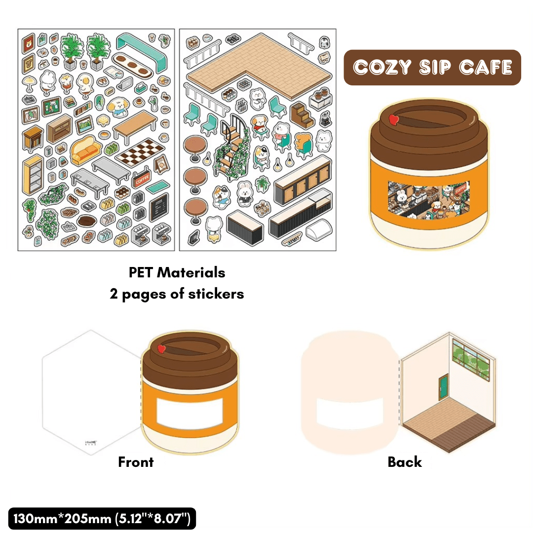 Peek-A-Treat! - Stick n’ Scene 3D DIY Scene Stickers Therapy