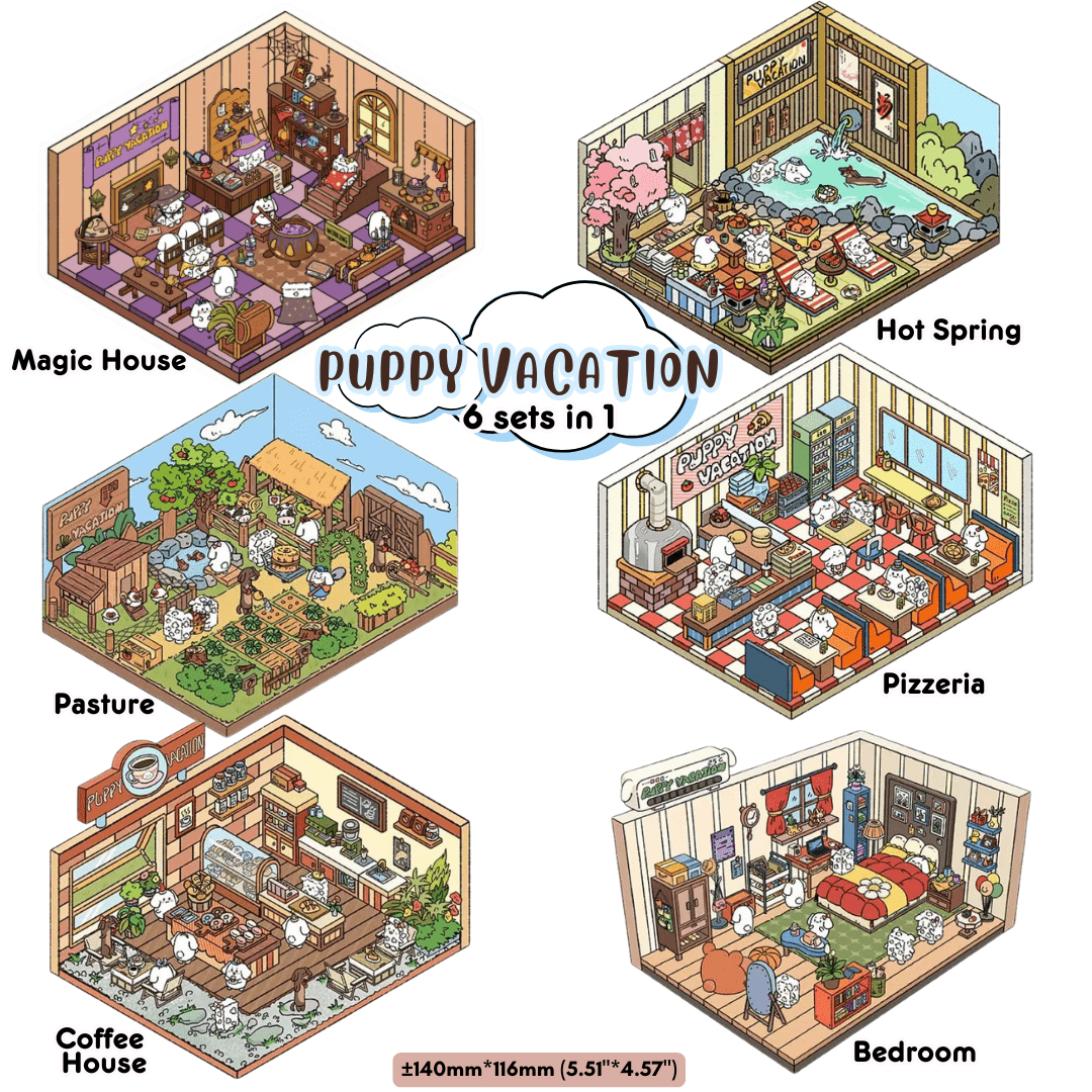 Stick n’ Scene 3D DIY Scene Stickers Therapy Sets