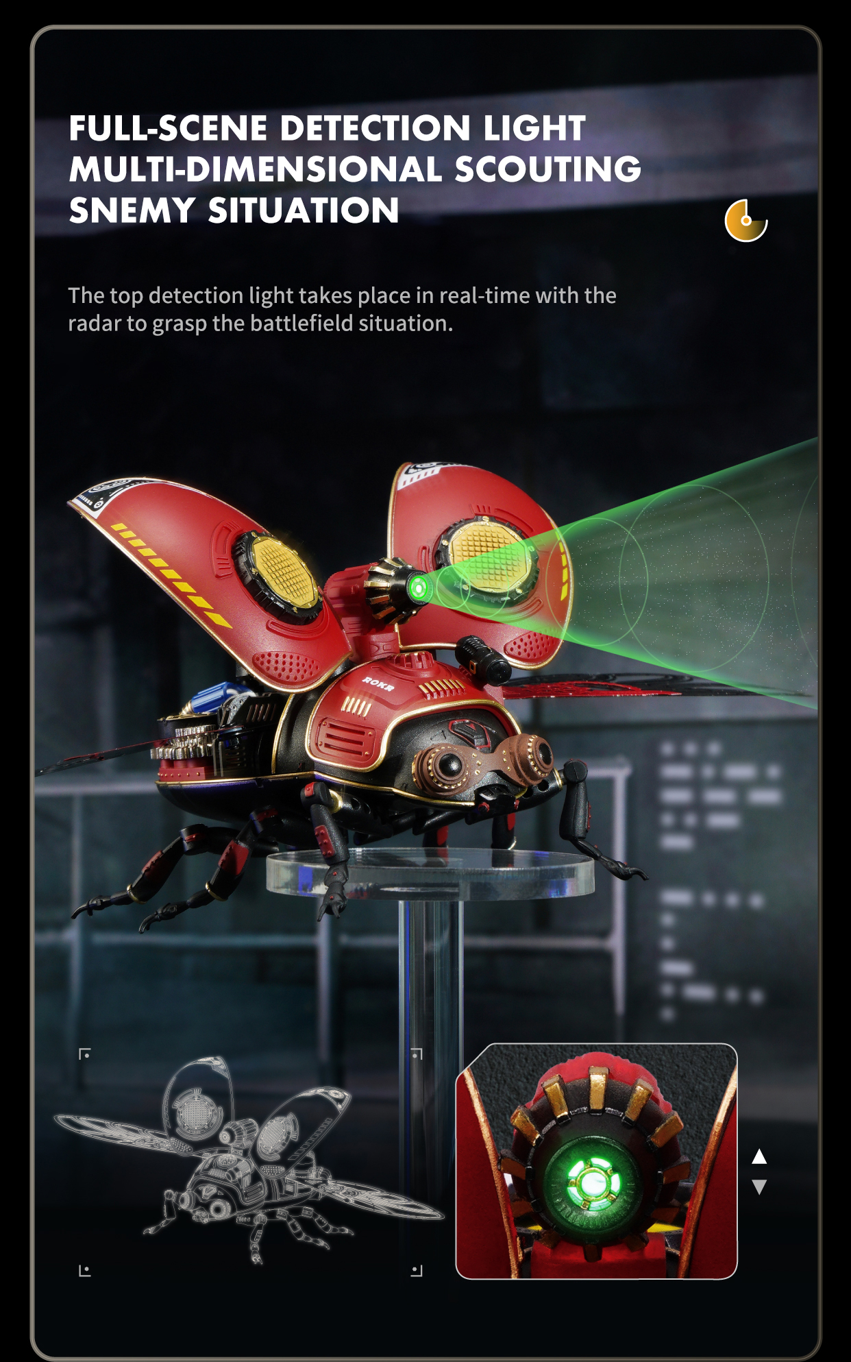 Rhinoceros Beetle Mechanical Species DIY 3D Puzzle