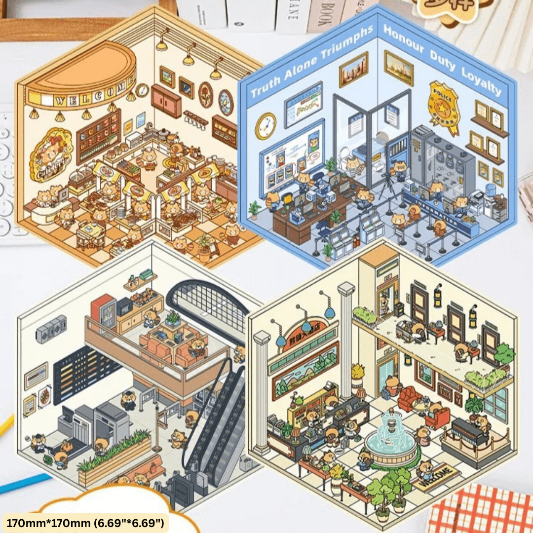 Stick n’ Scene 3D DIY Scene Stickers Therapy Sets