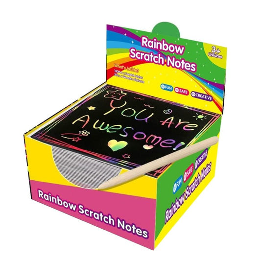 Rainbow DIY Scratch Papers - DIYRICLE