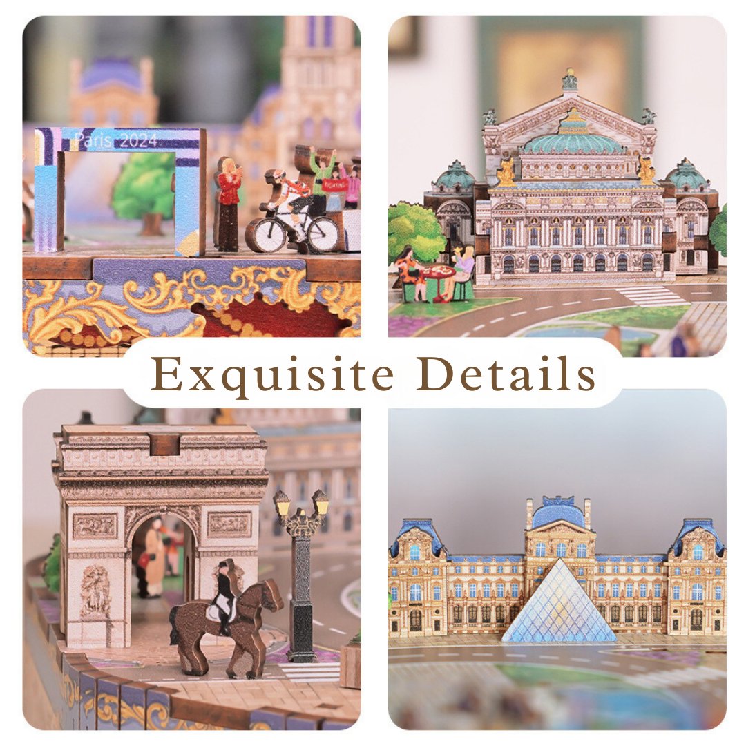 Romantic Paris DIY Music Box