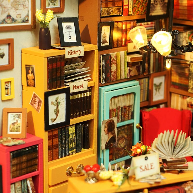 Sam's Study Library DIY Miniature House Kit
