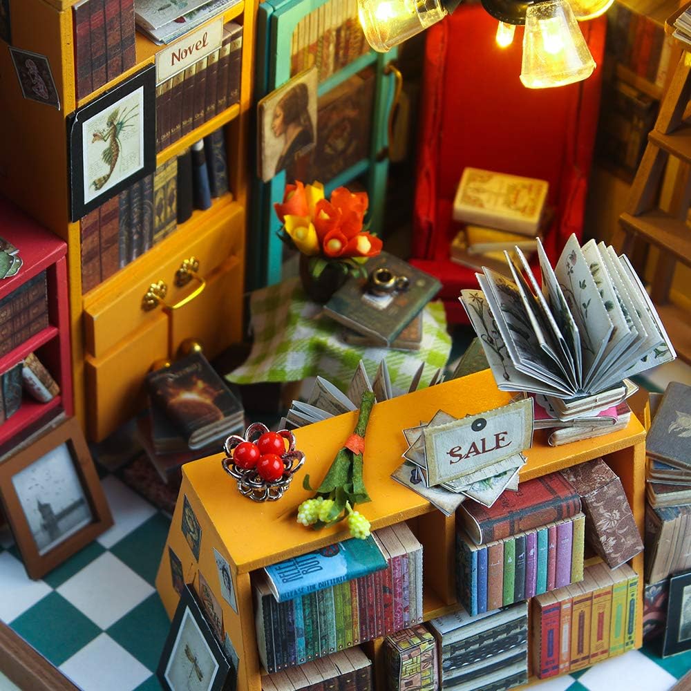 Sam's Study Library DIY Miniature House Kit