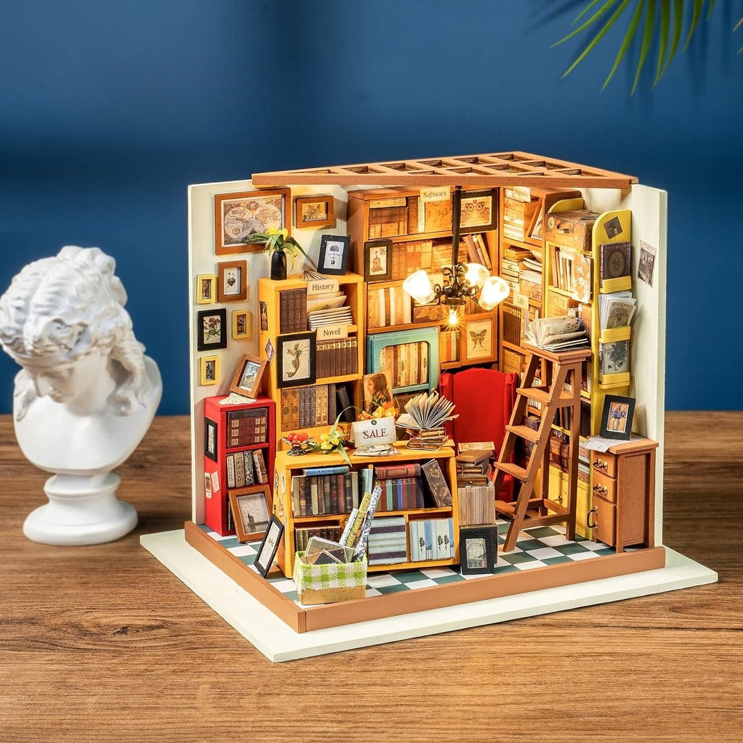 Sam's Study Library DIY Miniature House Kit
