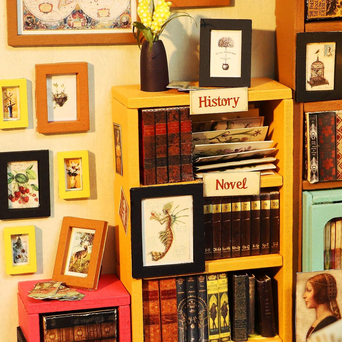 Sam's Study Library DIY Miniature House Kit
