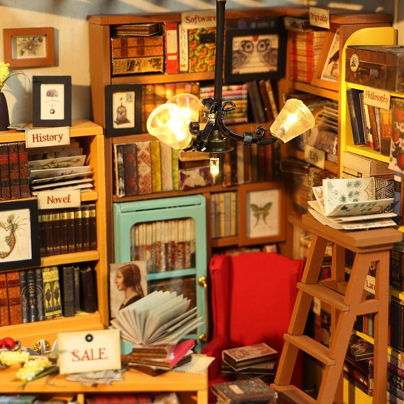 Sam's Study Library DIY Miniature House Kit