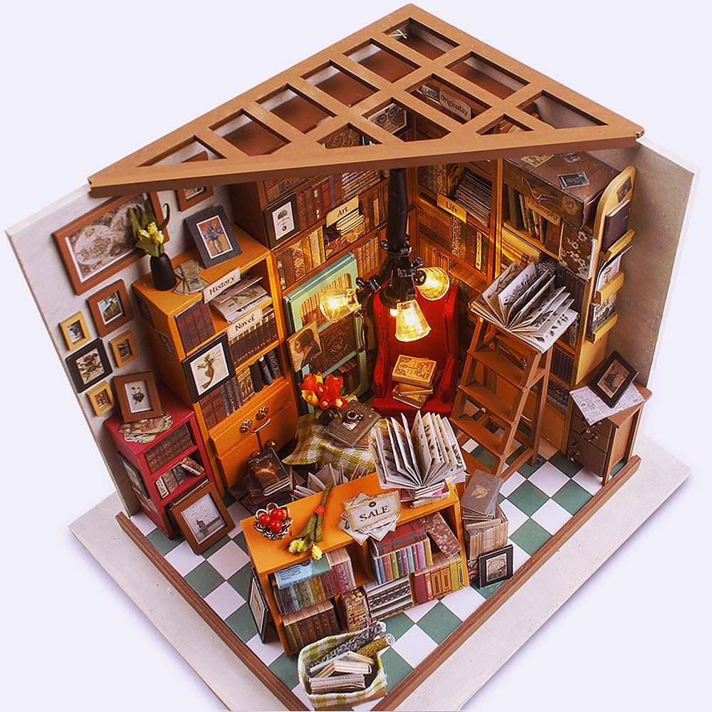 Sam's Study Library DIY Miniature House Kit