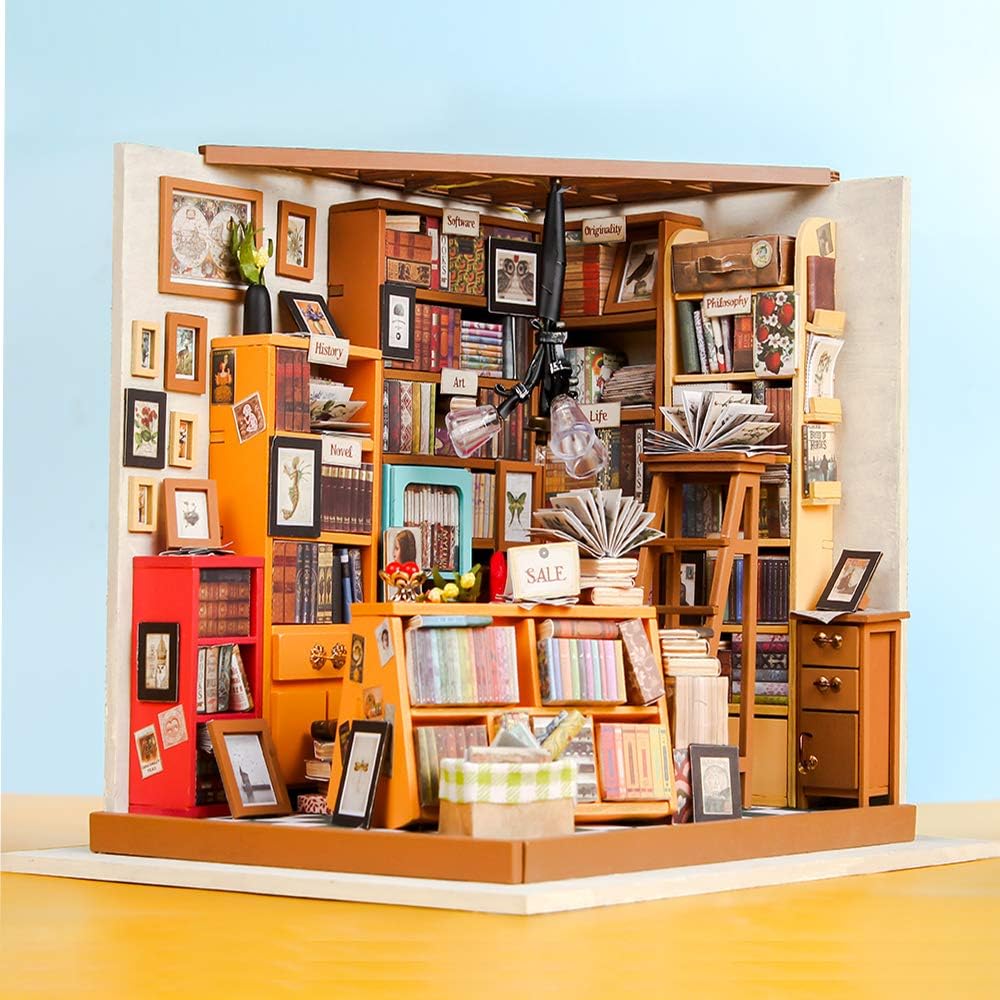 Sam's Study Library DIY Miniature House Kit