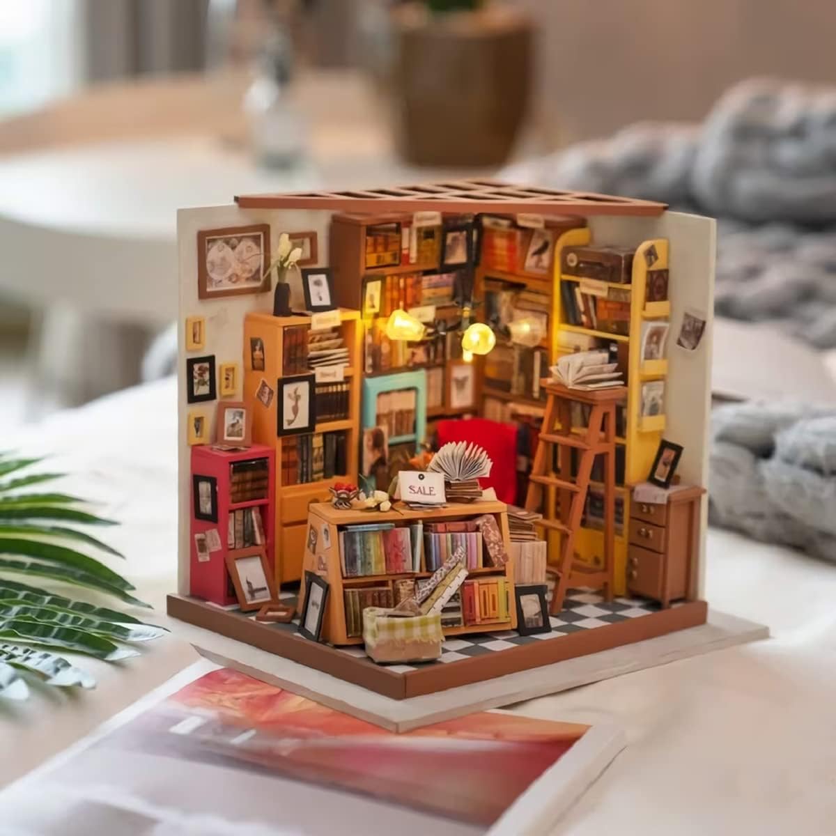 Sam's Study Library DIY Miniature House Kit