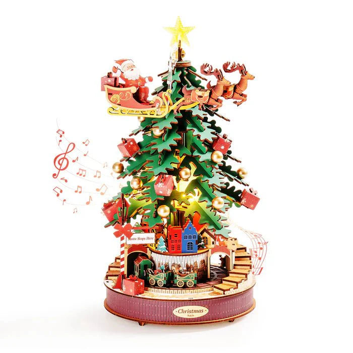 Santa's Melody Tree 3D DIY Music Box
