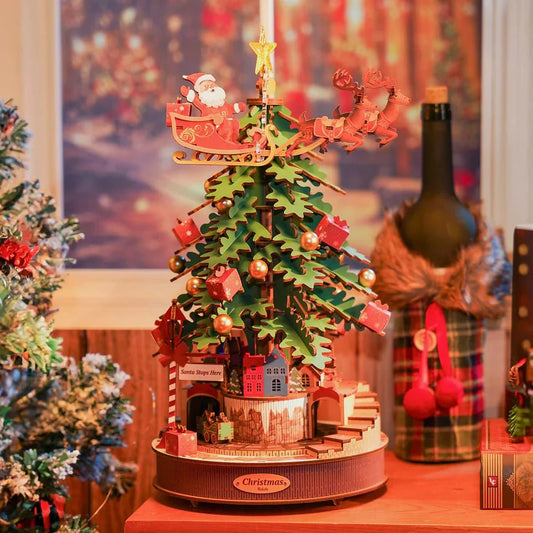 Santa's Melody Tree 3D DIY Music Box