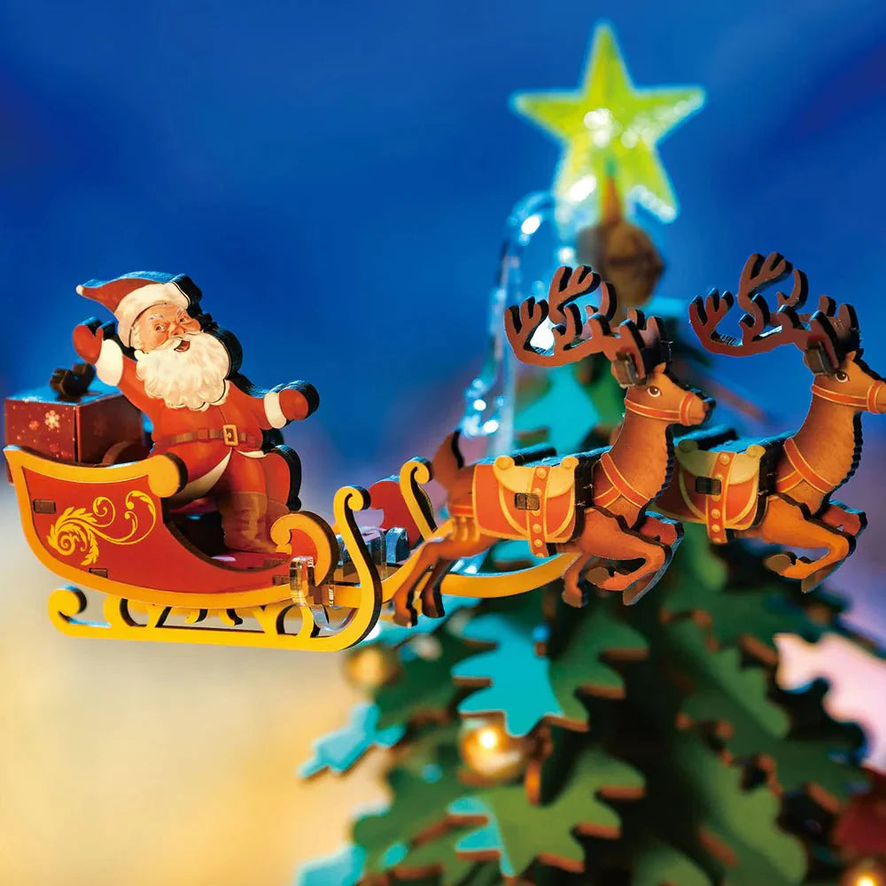 Santa's Melody Tree 3D DIY Music Box