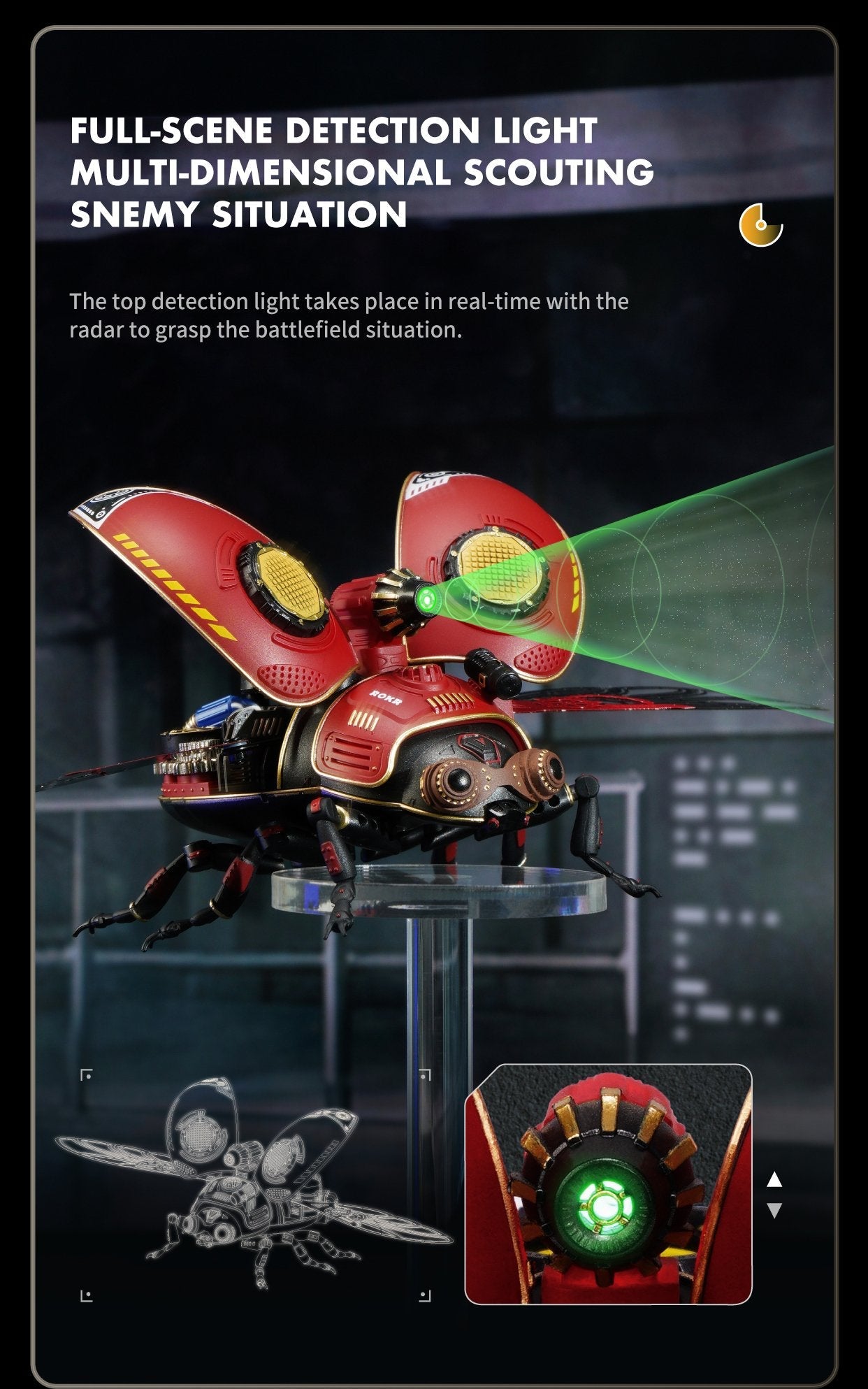 Scout Beetle Mechanical Species DIY 3D Puzzle