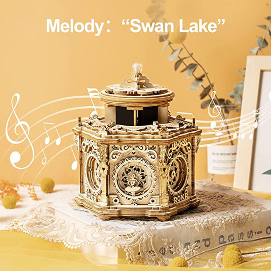 Secret Garden DIY Mechanical Music Box 3D Wooden Puzzle