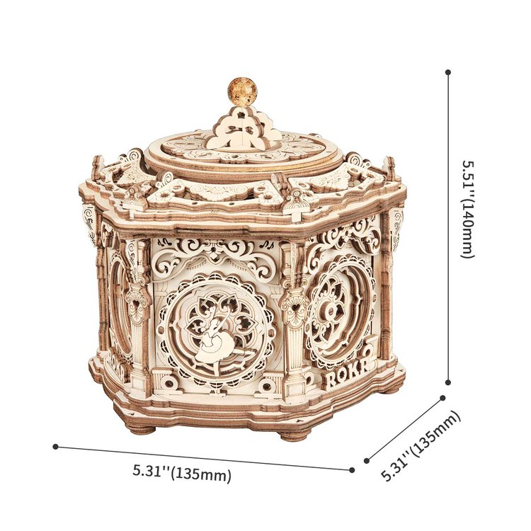 Secret Garden DIY Mechanical Music Box 3D Wooden Puzzle