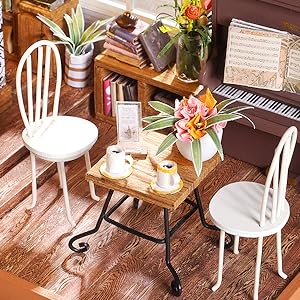 Simon's Coffee Shop DIY Miniature Dollhouse Kit