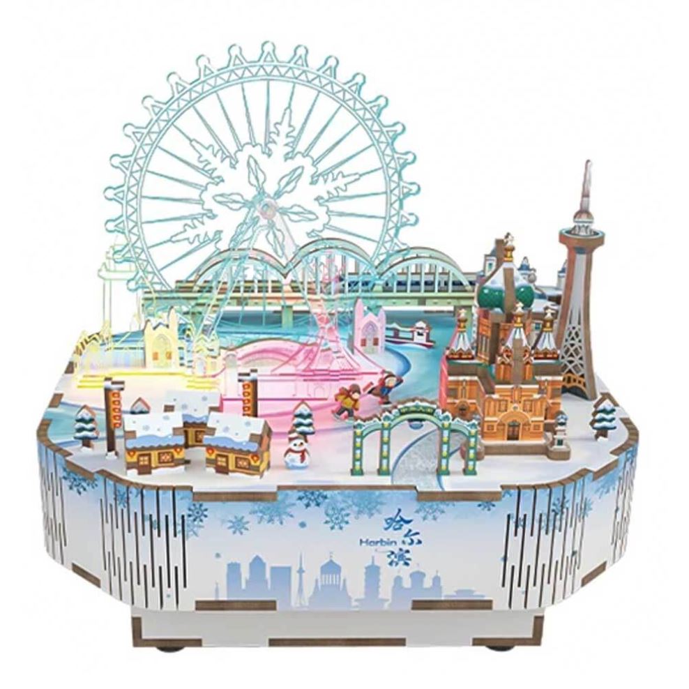 Snow World DIY Music Box