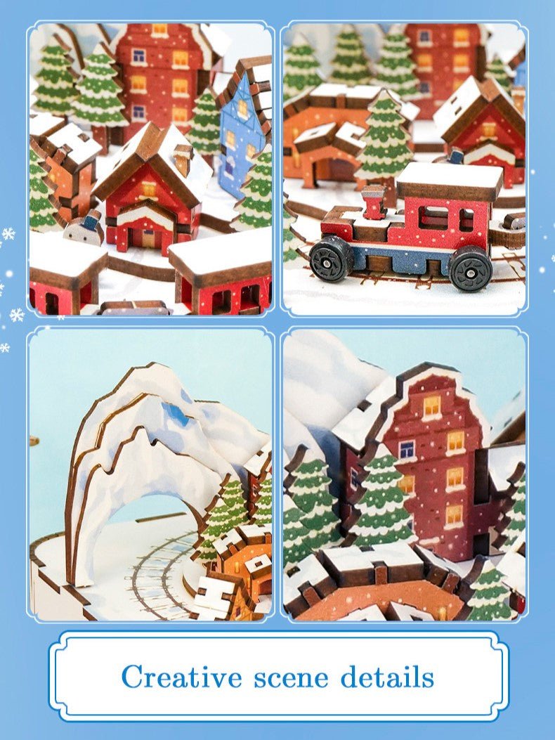 Snowy Town DIY Music Box