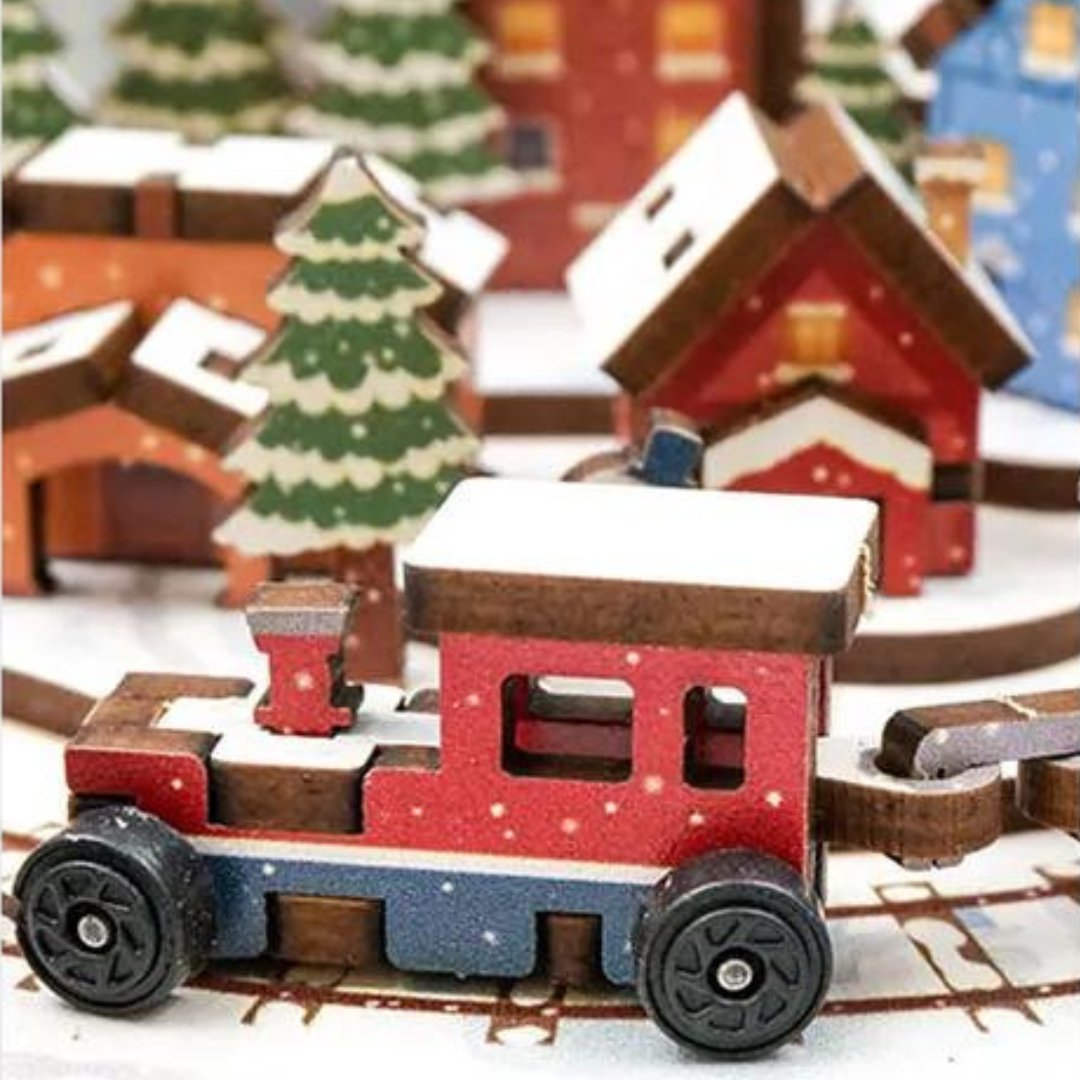 Snowy Town DIY Music Box