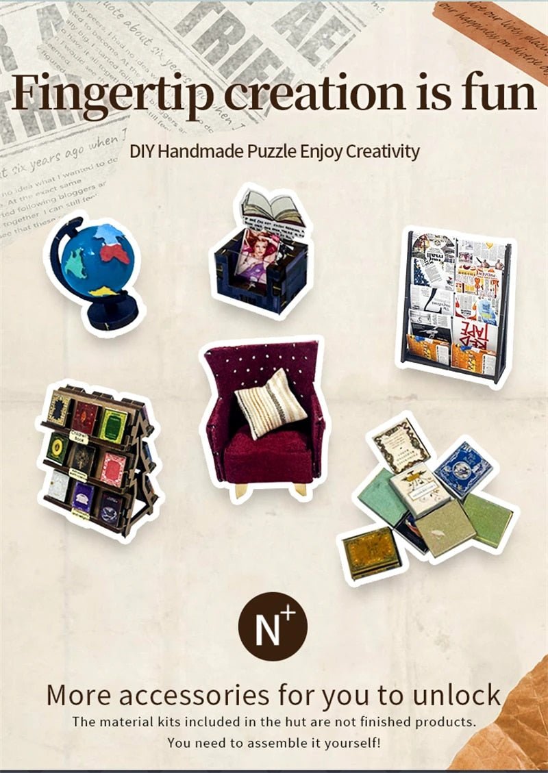 Soul Bookstore DIY Book Nook Kit
