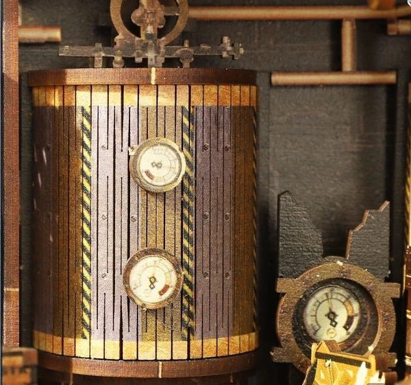 Steampunk Mechanica DIY Book Nook