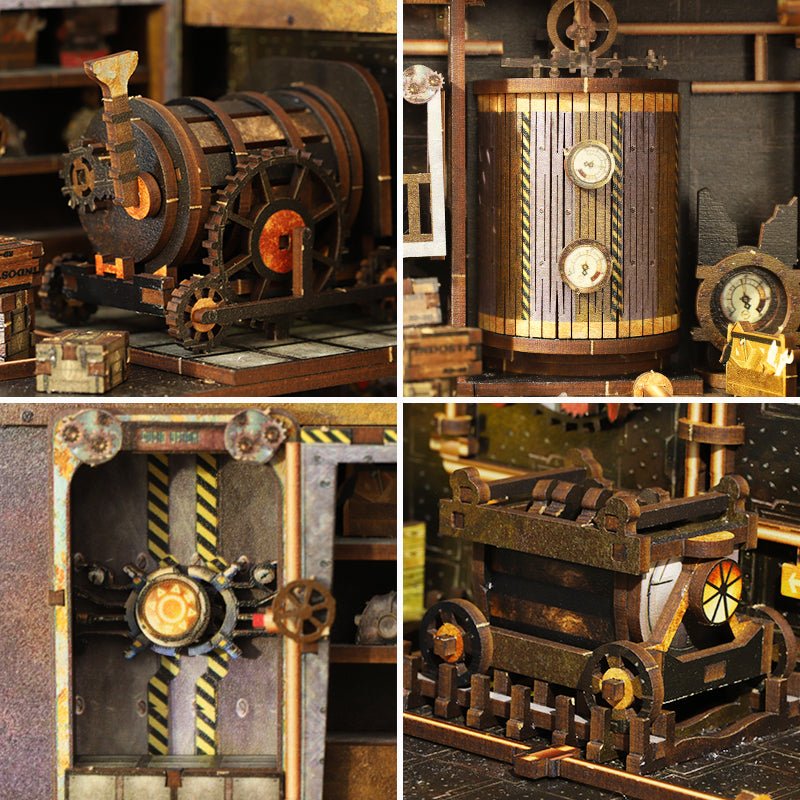 Steampunk Mechanica DIY Book Nook