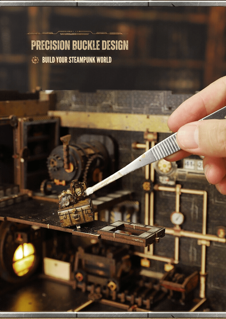 Steampunk Mechanica DIY Book Nook