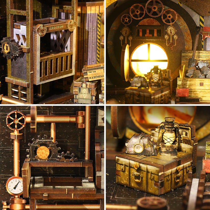 Steampunk Mechanica DIY Book Nook