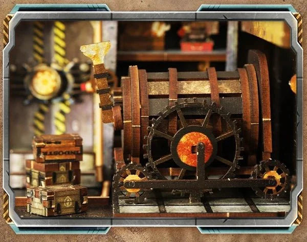 Steampunk Mechanica DIY Book Nook