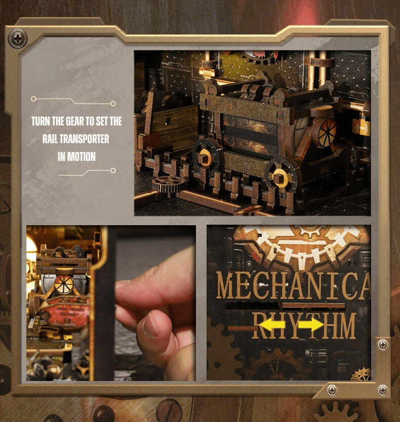Steampunk Mechanica DIY Book Nook