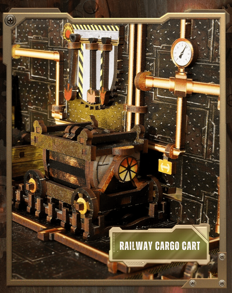 Steampunk Mechanica DIY Book Nook
