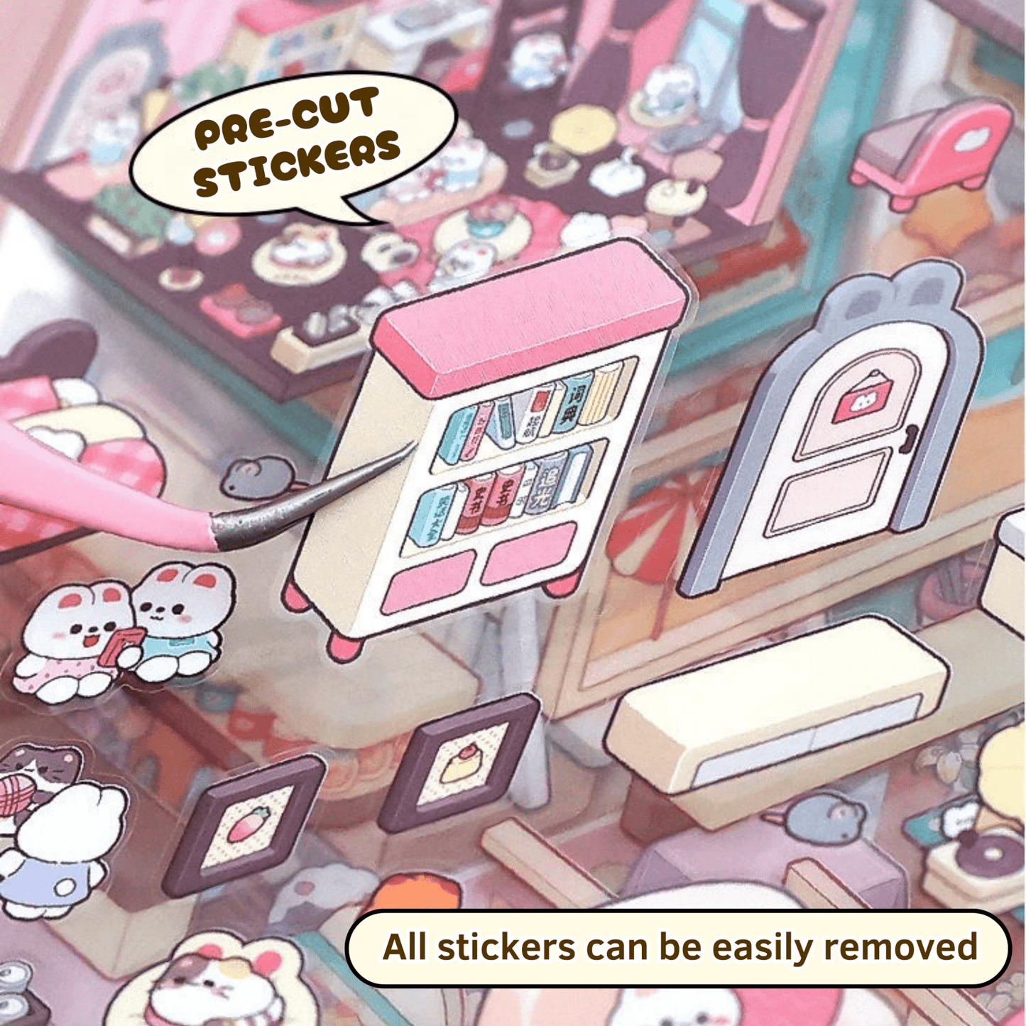 Sticker Booklet - Stick n’ Scene 3D DIY Scene Stickers Therapy