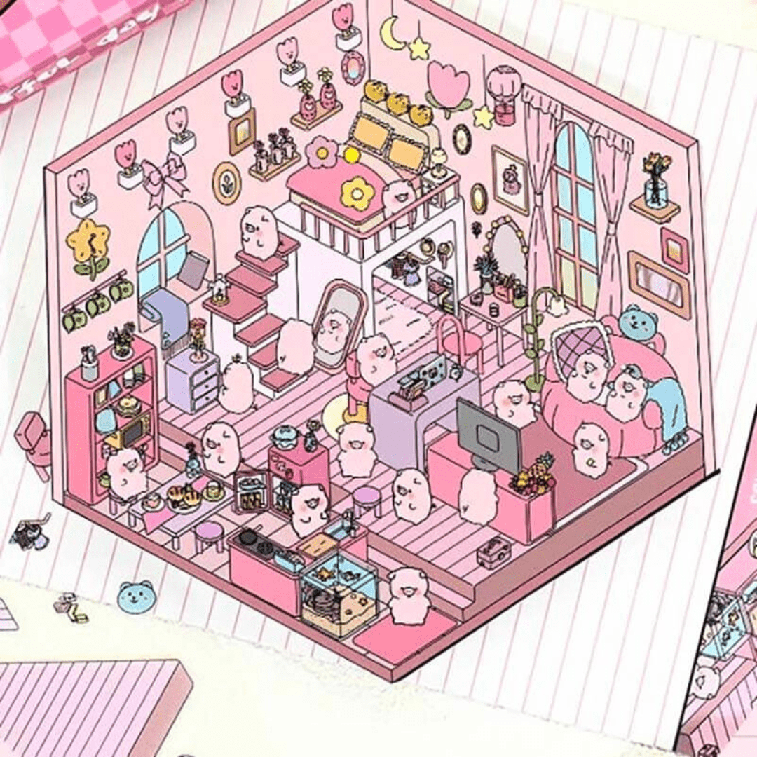 Animal Town - Stick n’ Scene 3D DIY Scene Stickers Therapy