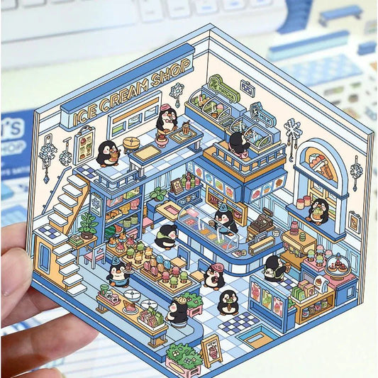 Animal Town - Stick n’ Scene 3D DIY Scene Stickers Therapy