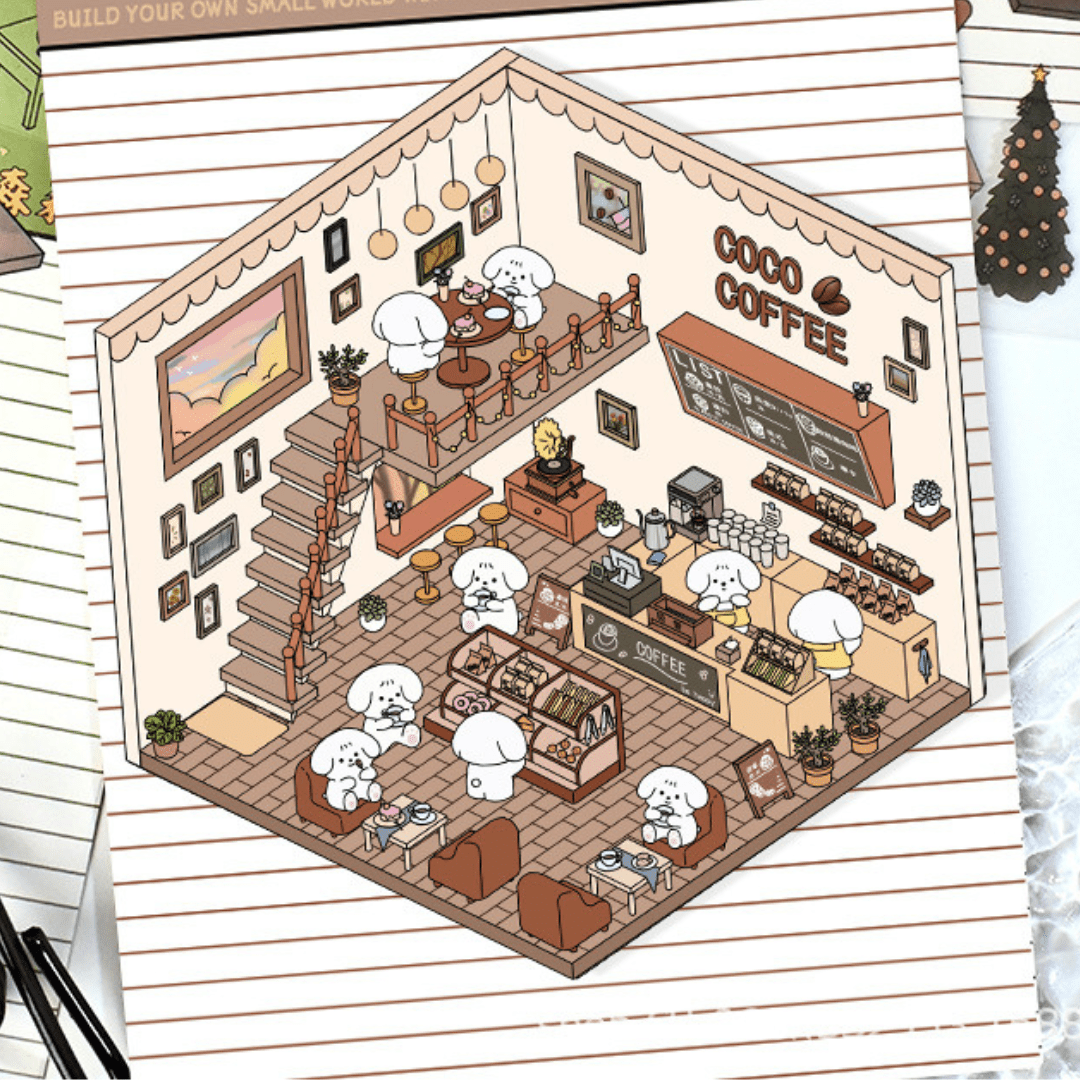 Furry Sen - Stick n’ Scene 3D DIY Scene Stickers Therapy