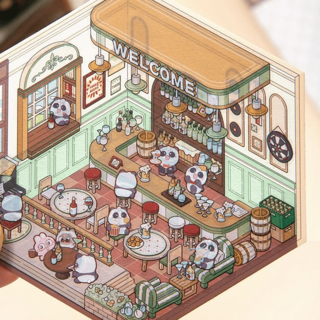 Pawsh Living Large - Stick n’ Scene 3D DIY Scene Stickers Therapy