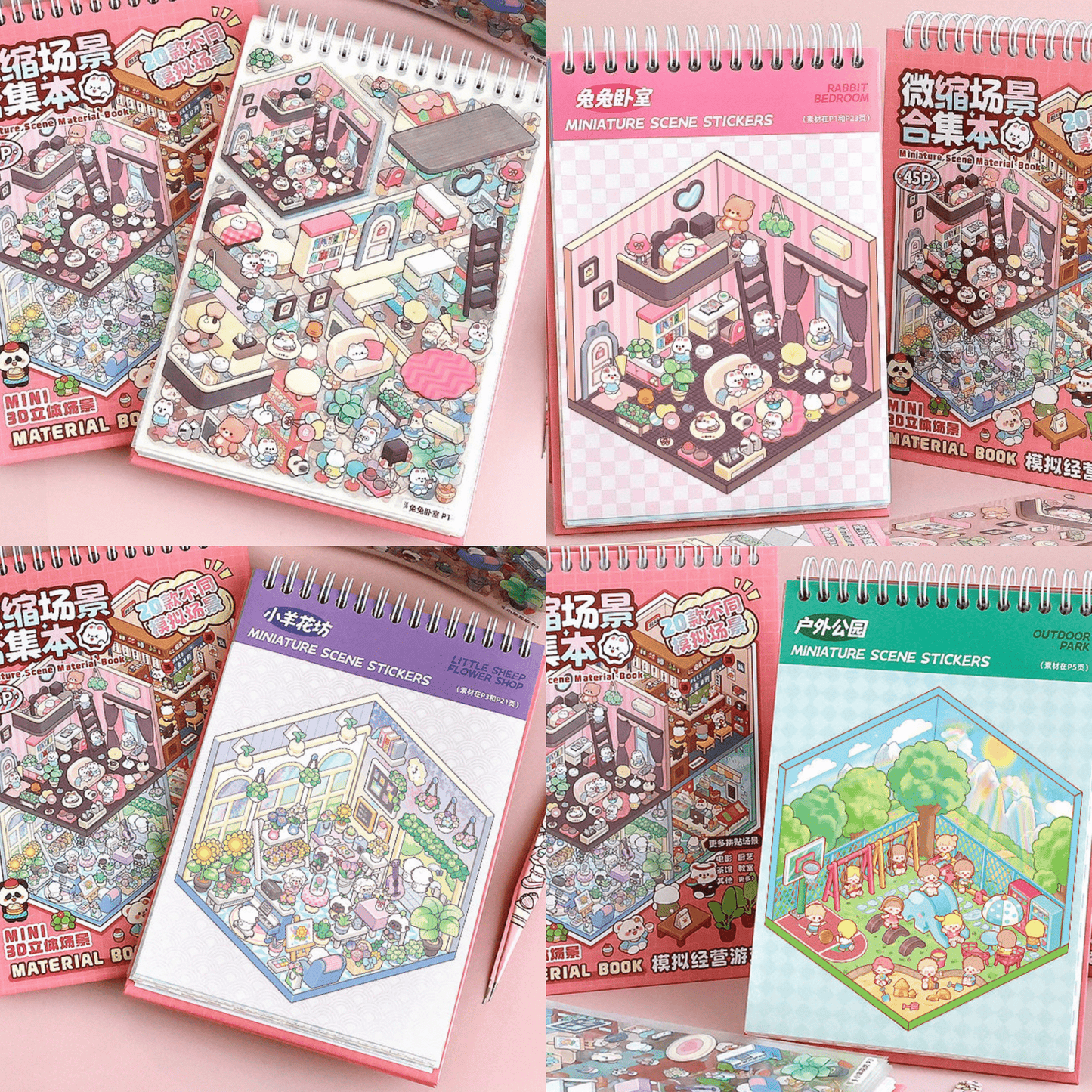 Stick n’ Scene 3D DIY Scene Stickers Therapy Sets