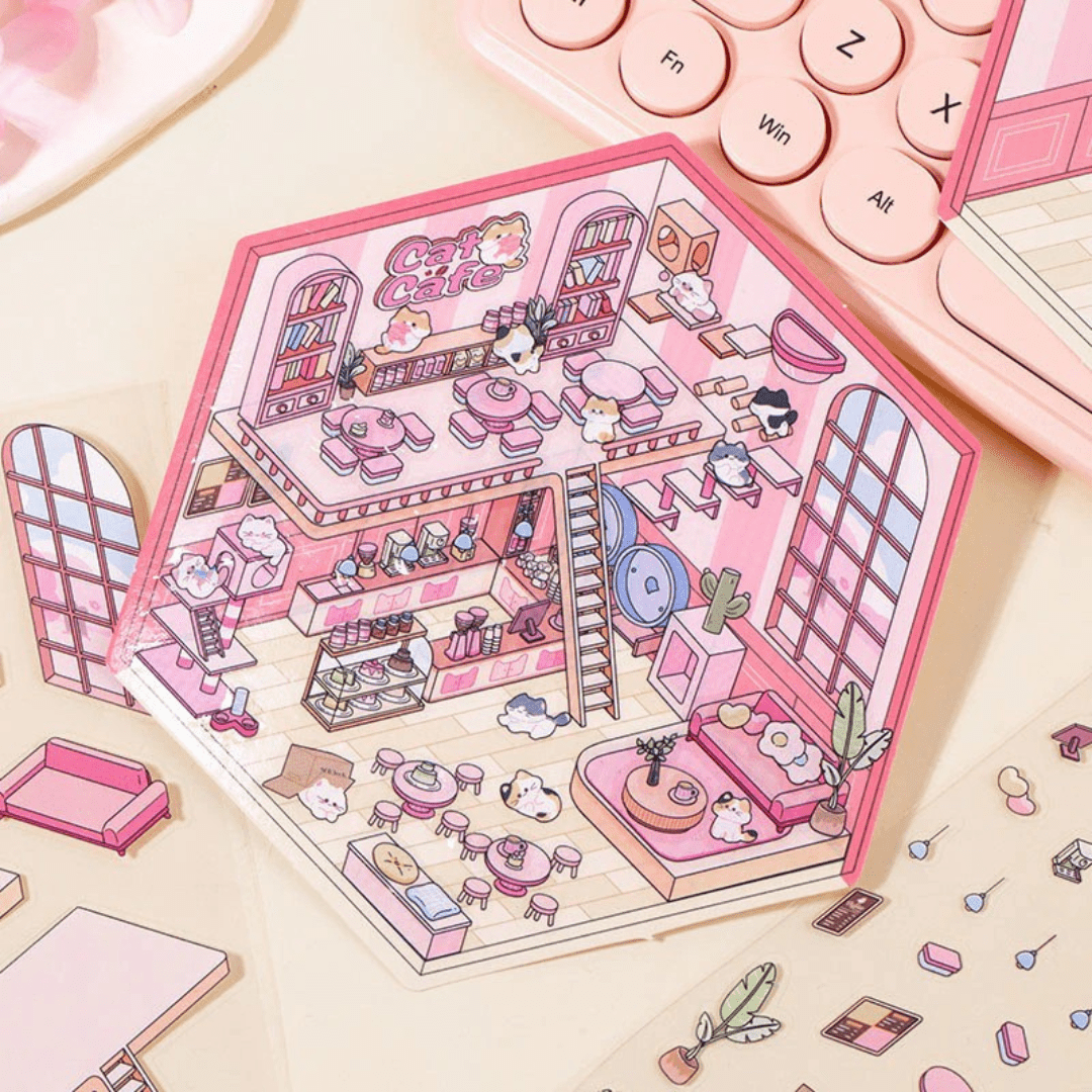 Paws Town - Stick n’ Scene 3D DIY Scene Stickers Therapy
