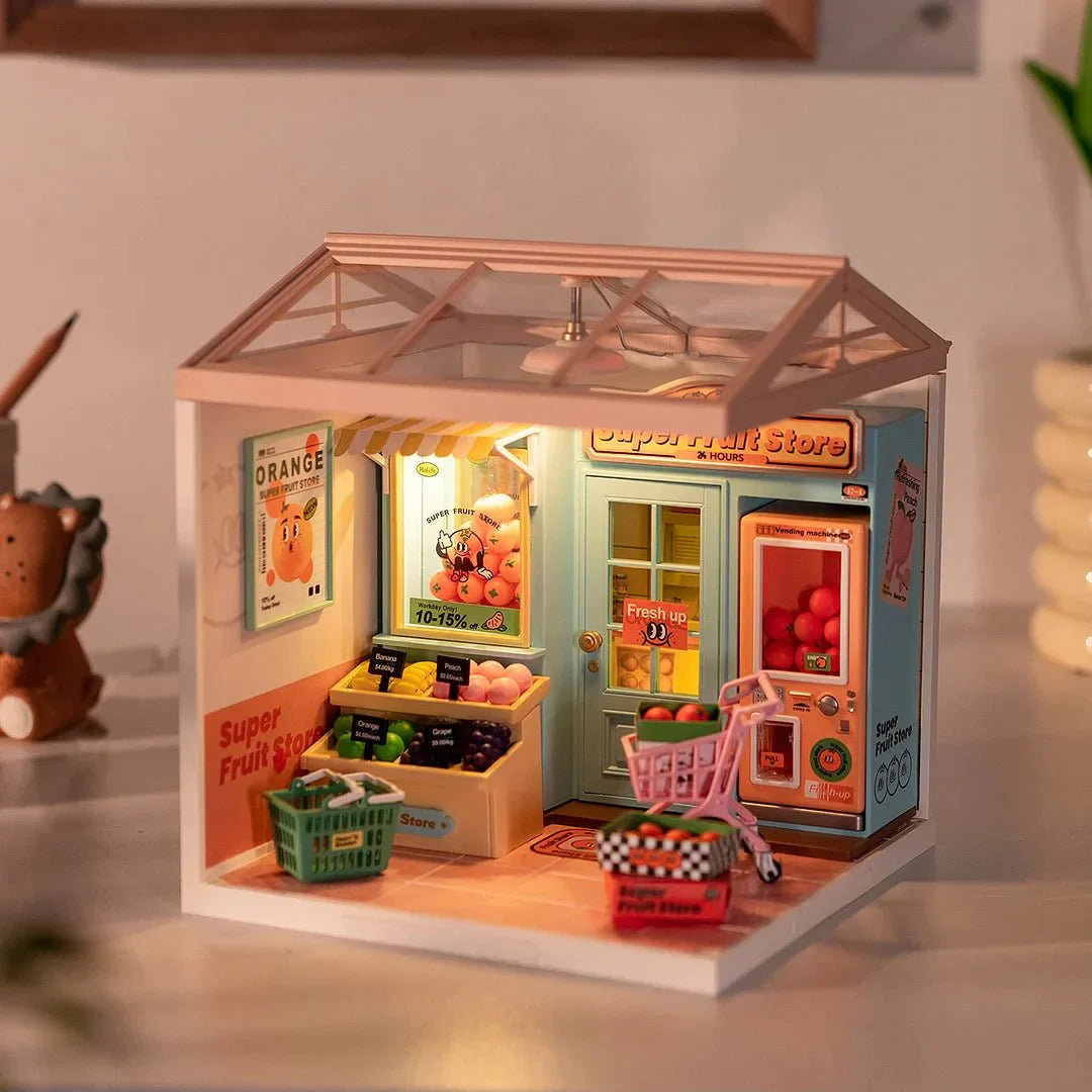 Super Fruit Store Super Creator DIY Miniature Set - DIYRICLE