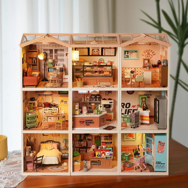 Super Fruit Store Super Creator DIY Miniature Set