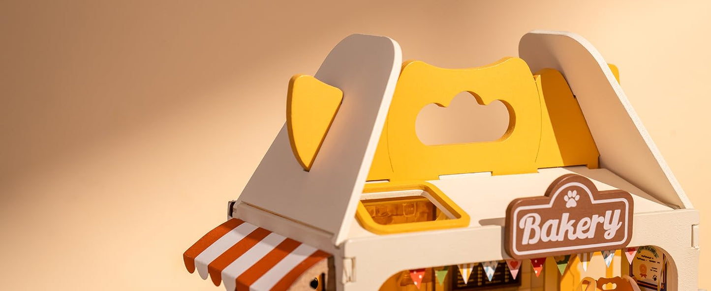 Teddy's Bread Box - Food Box Shop DIY Miniature House Kit