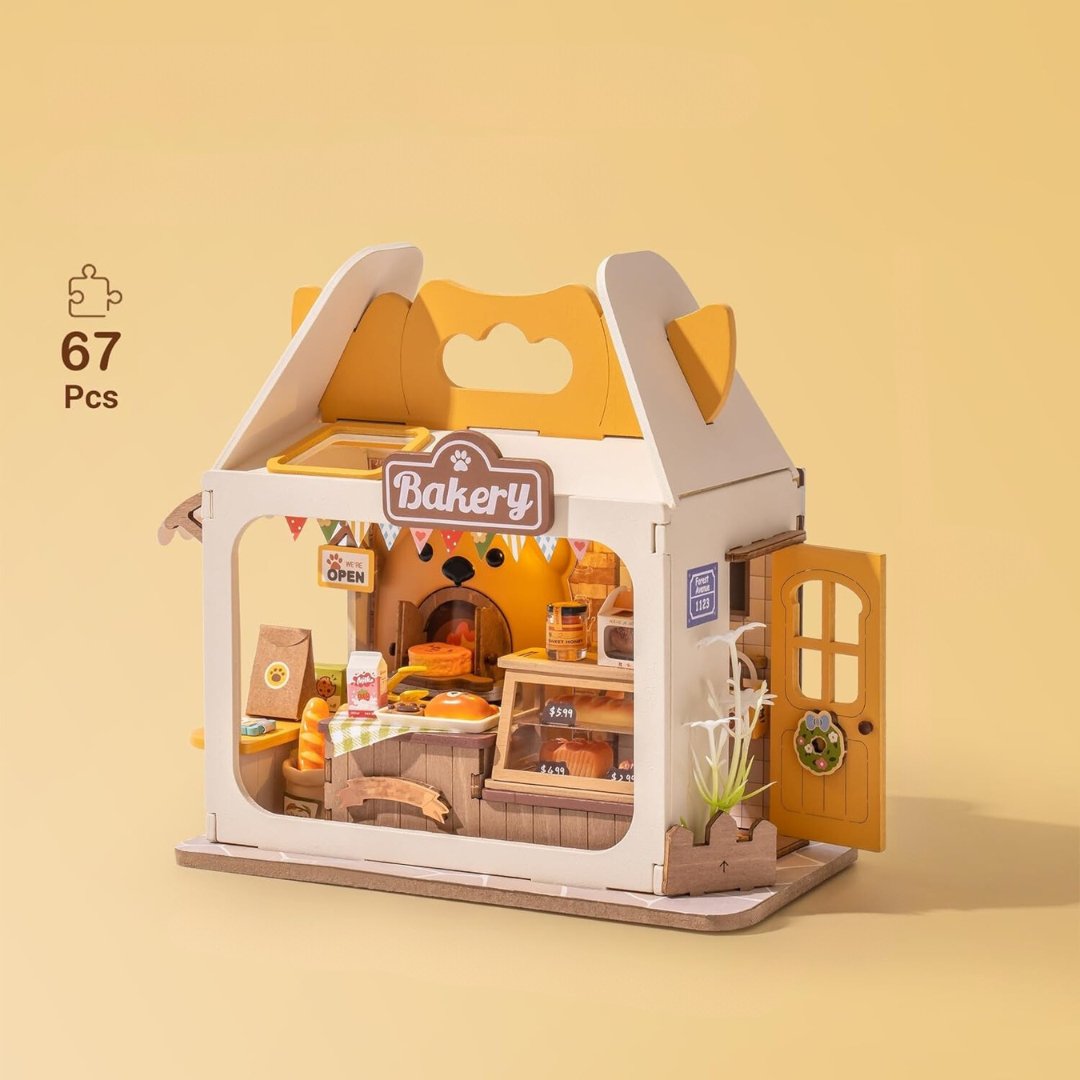Teddy's Bread Box - Food Box Shop DIY Miniature House Kit