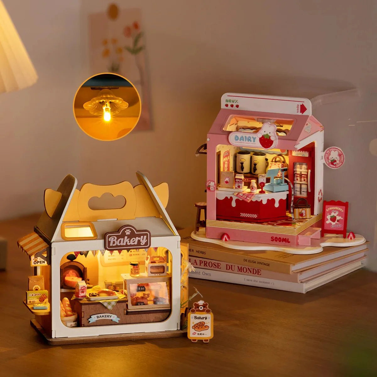 Teddy's Bread Box - Food Box Shop DIY Miniature House Kit