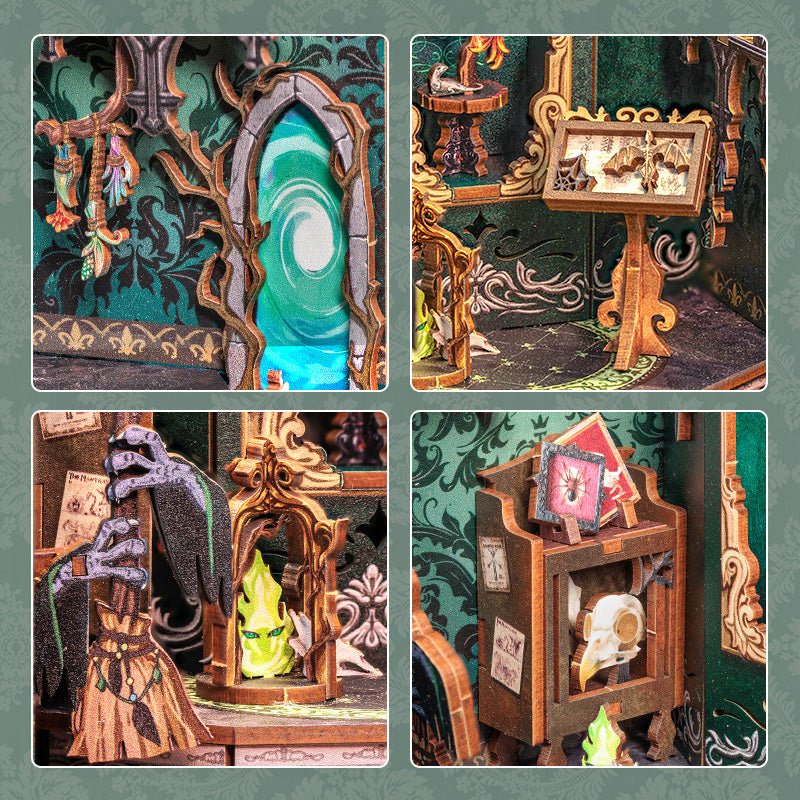 Book Nooks DIY 3D Wooden Puzzle (Best Seller)