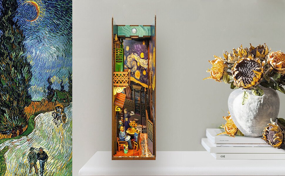 Vincent Van Gogh's World DIY Book Nook