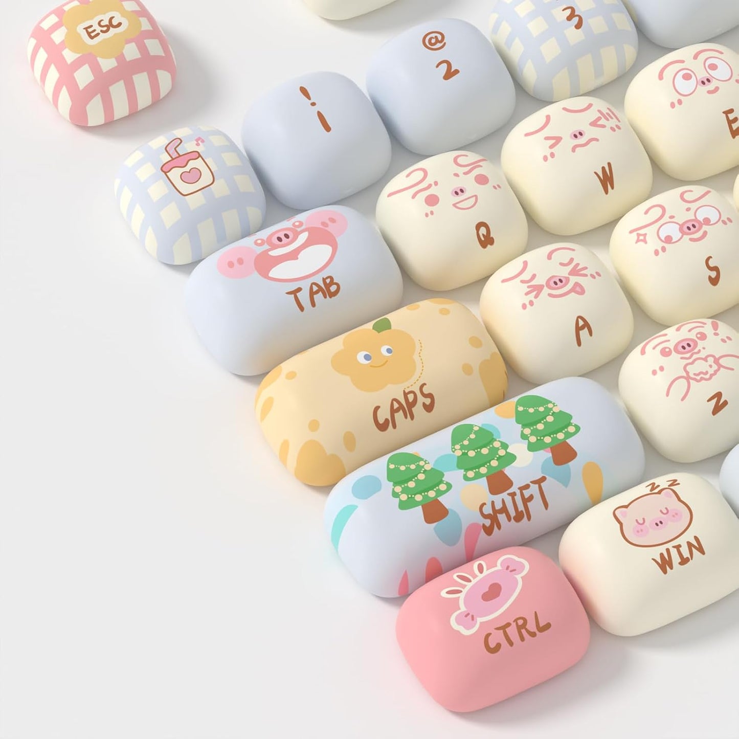 Piggy Party DIY Keycaps