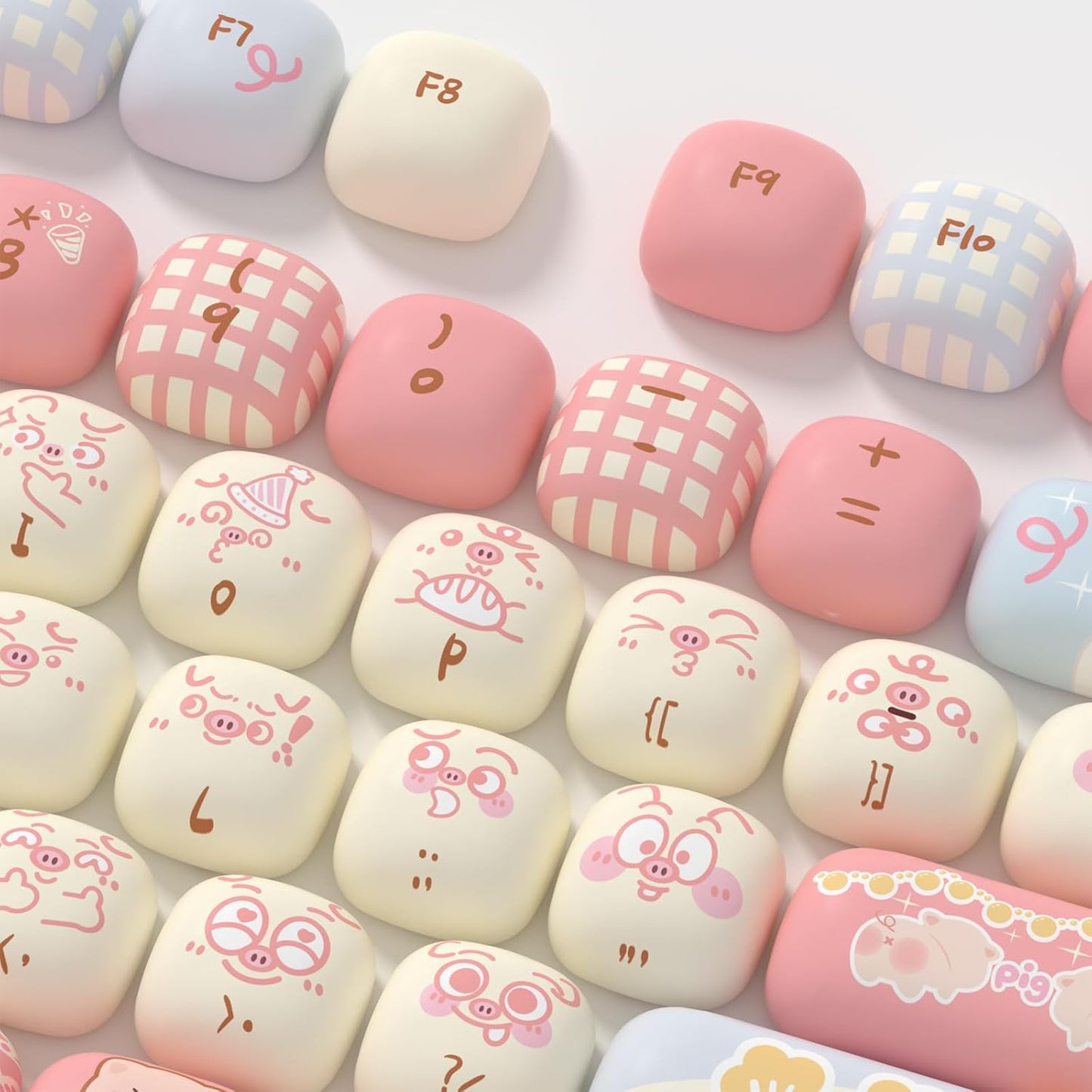 Lucky Doll Daruma DIY Keycaps
