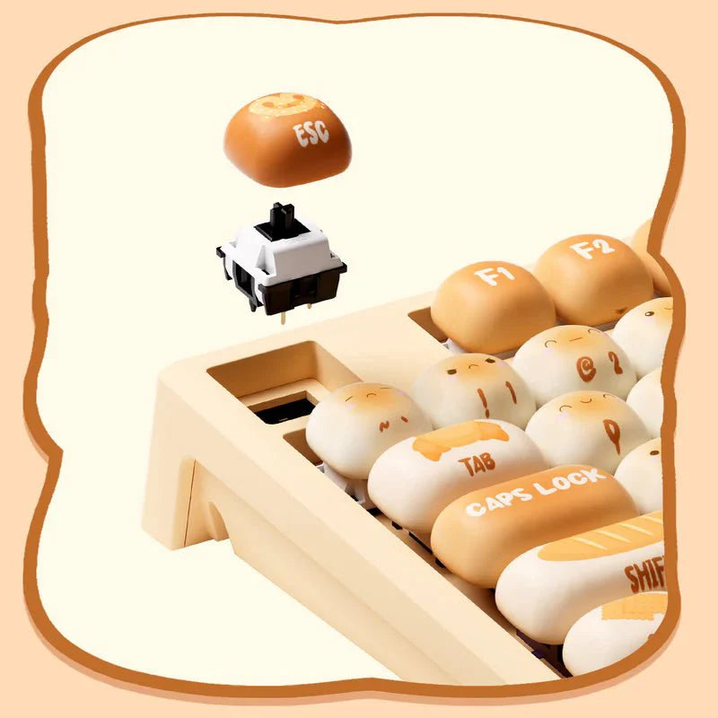 WonderBun Toasted Bread Mechanical Keyboard